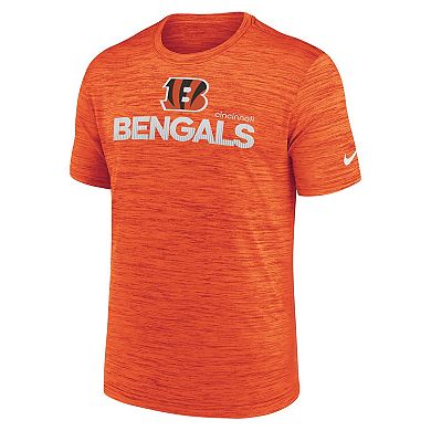 Men's Nike Orange Cincinnati Bengals Blitz Velocity Modern Performance T-Shirt