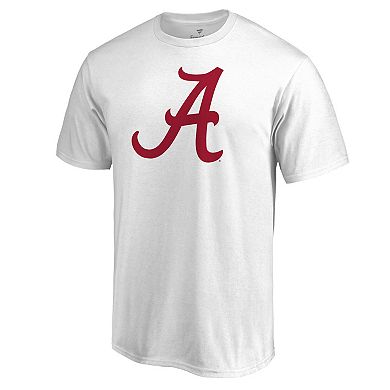 Men's White Alabama Crimson Tide #1 Dad T-Shirt