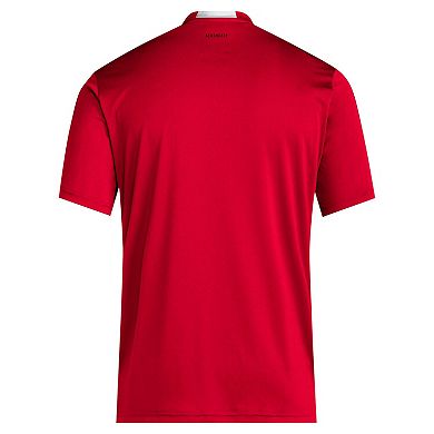 Men's adidas Scarlet Rutgers Scarlet Knights 2024 Sideline AEROREADY T-Shirt