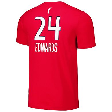 Unisex Nike Aaliyah Edwards Red Washington Mystics 2024 WNBA Draft Explorer Edition Name & Number T-Shirt