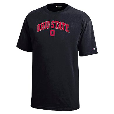 Youth Champion Black Ohio State Buckeyes Arch Over Logo T-Shirt