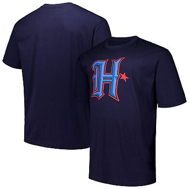 Men's Fanatics Navy Houston Texans Big & Tall Alternate Logo T-Shirt