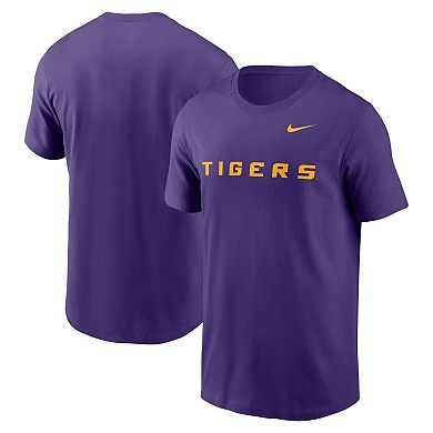 Men's Nike Purple LSU Tigers Primetime Evergreen Wordmark T-Shirt