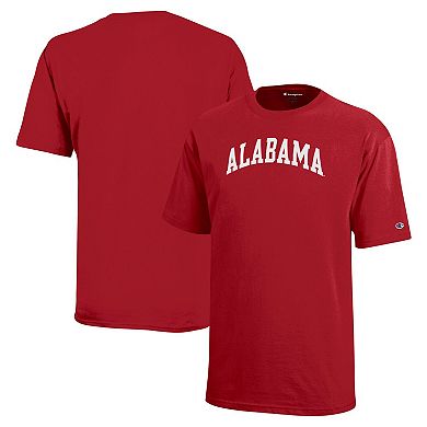 Youth Champion Crimson Alabama Crimson Tide Team Arch T-Shirt