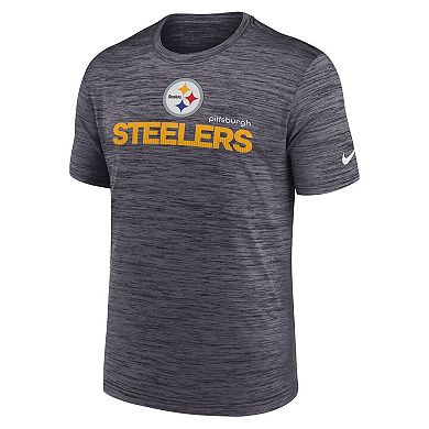 Men's Nike Black Pittsburgh Steelers Blitz Velocity Modern Performance T-Shirt