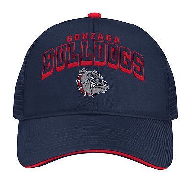 Men's Colosseum Navy Gonzaga Bulldogs Wyatt Primary Team Trucker Adjustable Hat