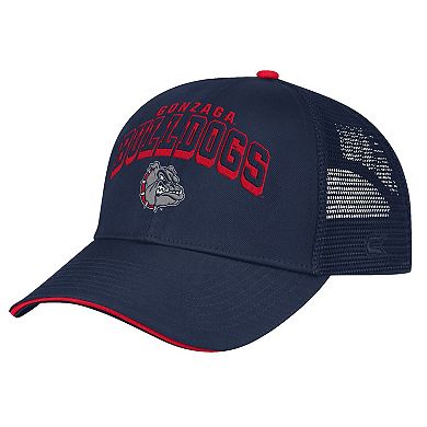 Men's Colosseum Navy Gonzaga Bulldogs Wyatt Primary Team Trucker Adjustable Hat