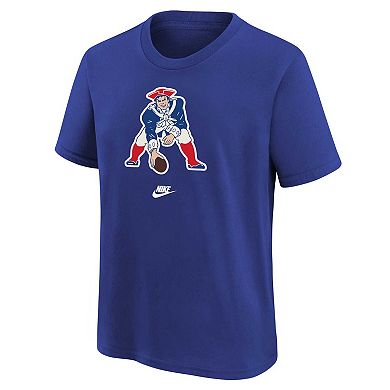 Youth Nike Royal New England Patriots Rewind Essential T-Shirt