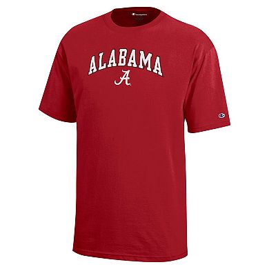 Youth Champion Crimson Alabama Crimson Tide Arch Over Logo T-Shirt