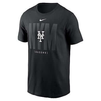 Men's Nike Black New York Mets Fashion Local T-Shirt