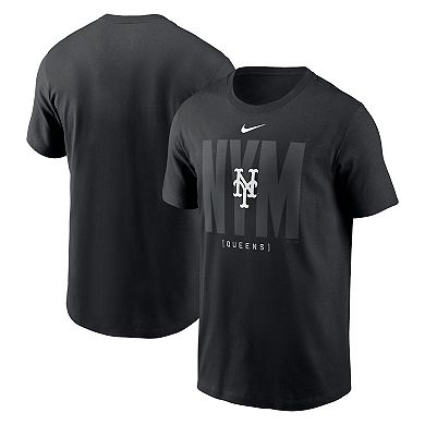 Men's Nike Black New York Mets Fashion Local T-Shirt