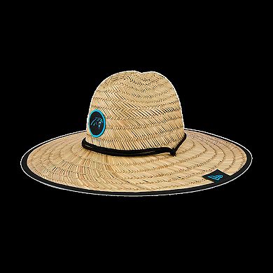 Men's New Era Natural Carolina Panthers NFL Training Camp Official Straw Lifeguard Hat