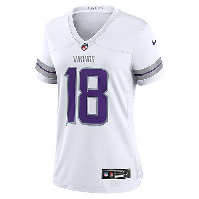 Women's Nike Justin Jefferson White Minnesota Vikings Alternate Game Player Jersey