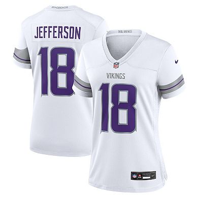 Women's Nike Justin Jefferson White Minnesota Vikings Alternate Game Player Jersey