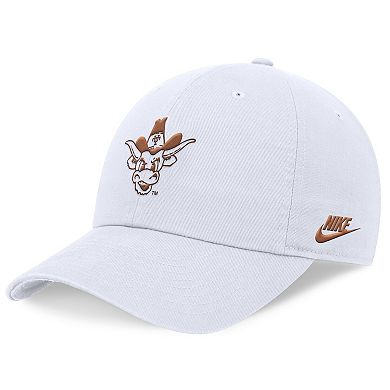 Men's Nike White Texas Longhorns Legacy Club Performance Adjustable Hat