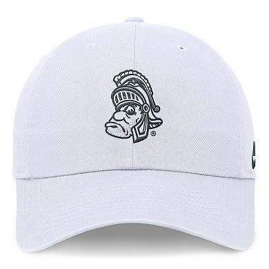 Men's Nike White Michigan State Spartans Legacy Club Performance Adjustable Hat