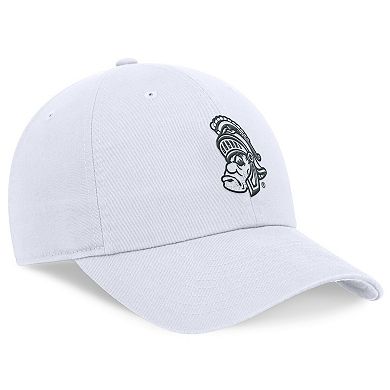 Men's Nike White Michigan State Spartans Legacy Club Performance Adjustable Hat