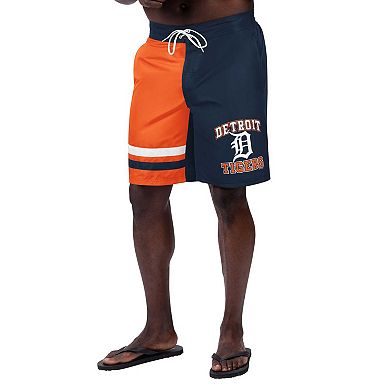 Men's G-III Sports by Carl Banks Navy Detroit Tigers Anchor Swim Trunks