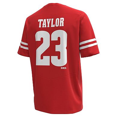 Men's Under Armour Jonathan Taylor Red Wisconsin Badgers Replica Alumni Football Jersey