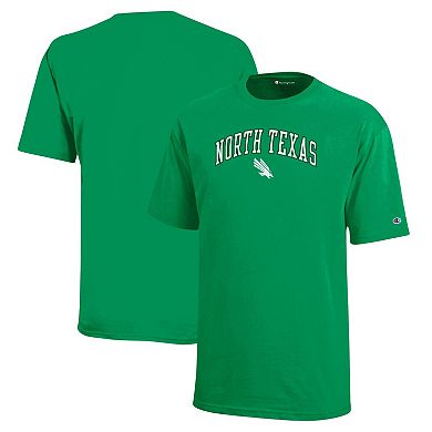 Youth Champion Kelly Green North Texas Mean Green Arch Over Logo T-Shirt