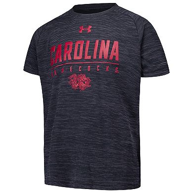 Youth Under Armour Black South Carolina Gamecocks Ultra Soft Rye Tech Performance T-Shirt