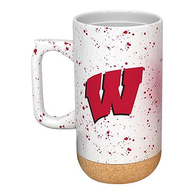 Wisconsin Badgers 18oz. Speckle Cork Mug