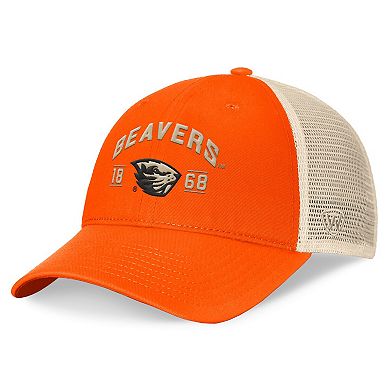 Men's Top of the World Orange Oregon State Beavers Heritage Waylon Trucker Adjustable Hat