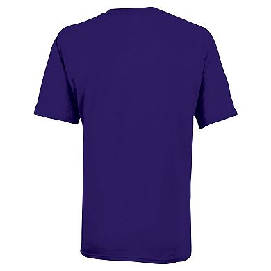 Youth Champion Purple Clemson Tigers Arch Over Logo T-Shirt