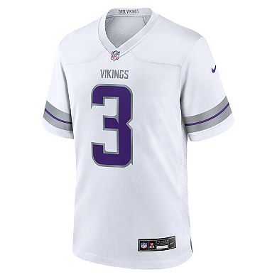 Men's Nike Jordan Addison White Minnesota Vikings Alternate Game Player Jersey