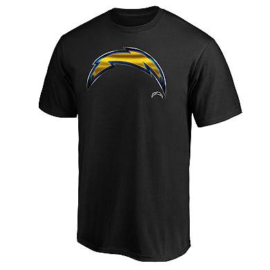 Men's Fanatics Black Los Angeles Chargers Midnight Mascot Team Logo T-Shirt