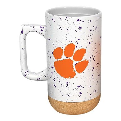 Clemson Tigers 18oz. Speckle Cork Mug