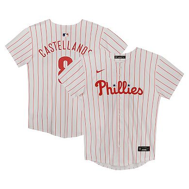 Preschool Nike Nick Castellanos White Philadelphia Phillies Home Game Jersey