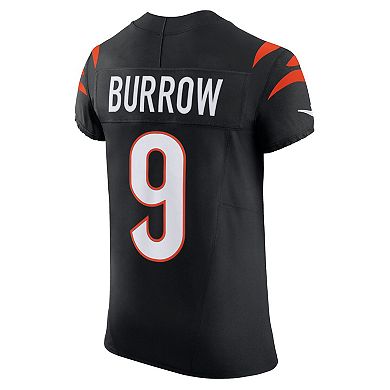 Men's Nike Joe Burrow Black Cincinnati Bengals Vapor F.U.S.E. Elite Jersey