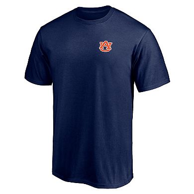 Men's Navy Auburn Tigers Number One Dad T-Shirt