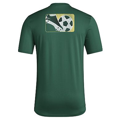 Men's adidas Green Portland Timbers 2024 Jersey Hook Pre-Match T-Shirt