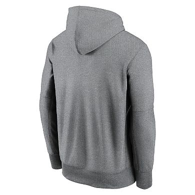 Men's Nike Heather Gray Cleveland Browns Icon Performance Pullover Hoodie