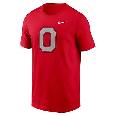 Men's Nike Scarlet Ohio State Buckeyes Primetime Evergreen Alternate Logo T-Shirt