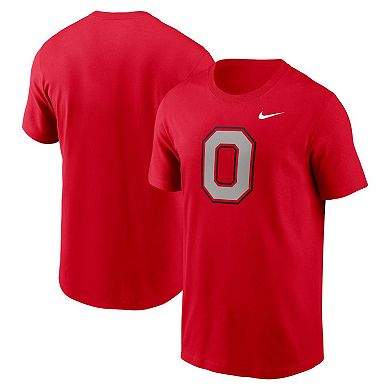 Men's Nike Scarlet Ohio State Buckeyes Primetime Evergreen Alternate Logo T-Shirt