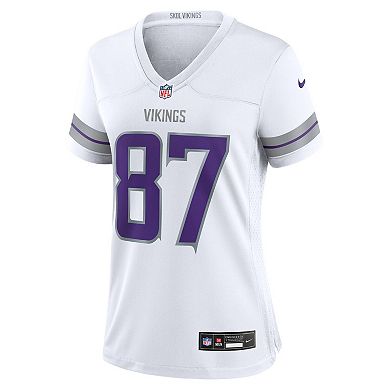 Women's Nike T.J. Hockenson White Minnesota Vikings Alternate Game Player Jersey