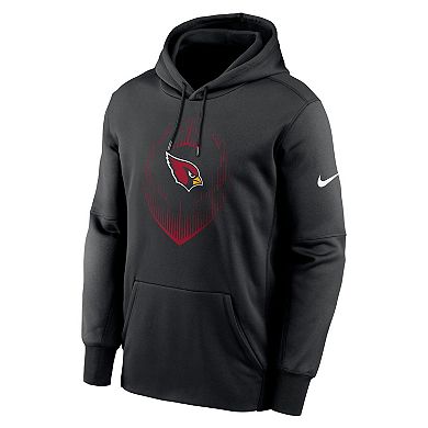 Men's Nike Black Arizona Cardinals Icon Performance Pullover Hoodie