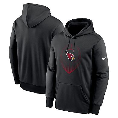 Men's Nike Black Arizona Cardinals Icon Performance Pullover Hoodie