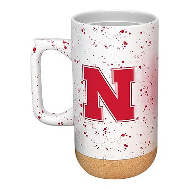 Nebraska Huskers 18oz. Speckle Cork Mug