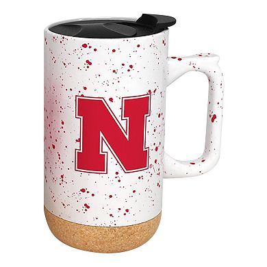 Nebraska Huskers 18oz. Speckle Cork Mug