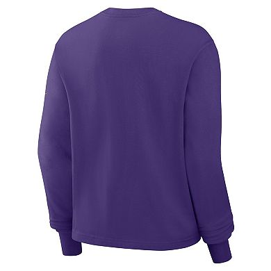 Women's Nike Purple Minnesota Vikings Boxy Long Sleeve T-Shirt