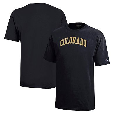 Youth Champion Black Colorado Buffaloes Team Arch T-Shirt