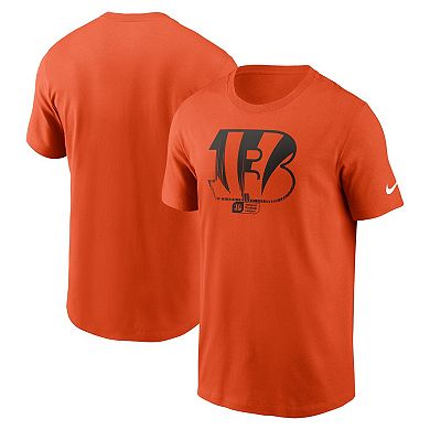 Men's Nike Orange Cincinnati Bengals Faded Essential T-Shirt