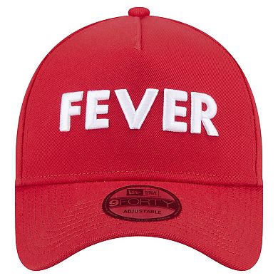 Unisex New Era Red Indiana Fever Rebel Series 9FORTY Adjustable Hat