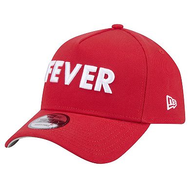 Unisex New Era Red Indiana Fever Rebel Series 9FORTY Adjustable Hat