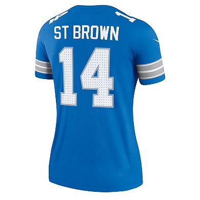 Women's Nike Amon-Ra St. Brown Blue Detroit Lions Legend Jersey