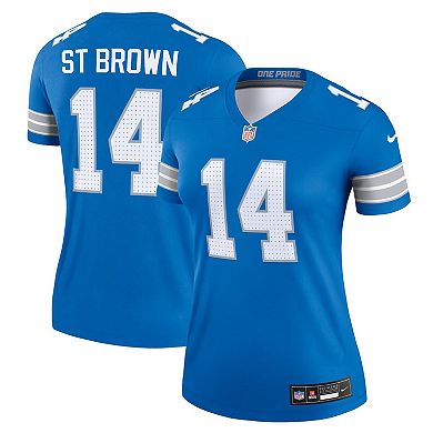 Women's Nike Amon-Ra St. Brown Blue Detroit Lions Legend Jersey